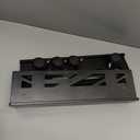 Adjustable Mobile CPU Stand, Ventilated Computer Tower Stand with 4 Caster Wheels Fits Most PC Tower, Under Desk CPU Holder PC Floor Cart Computer Riser for Students and Gamers (Black)