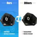 X AUTOHAUX Engine Motor Mount 50870-SDB-A02 for Honda Accord 2003-2007 Transmission Mounting Upper Engine Mounting Rubber 1 Pcs