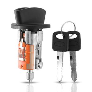 Upgraded Ignition Lock Cylinder Switch for F150 1997-2003, F250 1997-1999, Excursion 2000-2005, Taurus 1996-2007, Explorer 1999-2001, b2300 2001-2009 Replaces Part # 924-724, w/ 2 Keys