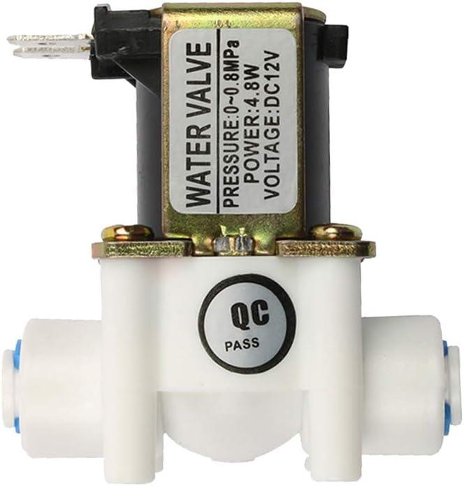 Beduan 12V 1/4" Inlet Water Solenoid Valve Normally Closed for RO Reverse Osmosis Pure System