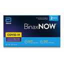 BinaxNOW COVID-19 Antigen Self Test, 1 Pack, 2 Tests Total, COVID Test With 15-Minute Results Without Sending to a Lab, Easy to Use at Home