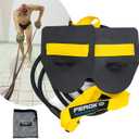 Swimming Resistance Band Set with Paddles  The Ultimate Swim Training Equipment for Dryland Workout - Resistance Bands & Cords for Swimming - Including Exercise - Light Yellow