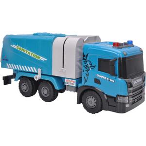 Official Licensed Scania Friction Toy Truck Extra Large Friction Truck with Lights and Sounds Friction Toy Truck for Kids (Recycling Truck)