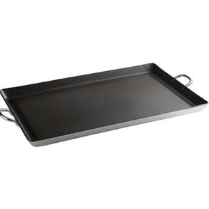 Soro Essentials- 15" x 23" x 1-1/4" Non-Stick Top Flat Griddle Grill with Handles Heavy Weight Aluminum- Pan for Stove Top Grill Pancake Griddle Gas Grill Griddle Outdoor Indoor Cooking Camping