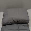 Topblan Weighted Blanket for Adults 20lbs, Breathable Cooling Weighted Blanket, High Breathability Heavy Blanket, Soft Material with Glass Beads for All Season, Sofa Bed, 60"x80" Queen Size, Dark Grey