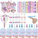 160 PCS Axolotl Party Favors Axolotl Birthday Decorations Goodie Bags Stuffers Kit Axolotles Birthday Party Supplies for Pinata Filler Gift Bags (Serves 12)