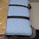 Bedside Dog Bed, 6-Height Adjustable Elevated Cat Bed for Small & Medium Puppy & Cat, Extension for Human Bed, Pet Bassinet with Removable & Washable Cover, Dogs Couch with Sides (30" L x 21" W)