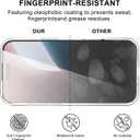 Clear Case Compatible with iPhone 17 Pro 5-in-1 Combo with 2 Tempered Glass Screen Protectors & 2 Camera Lens Protectors, Slim Anti-Yellow Shockproof Cover