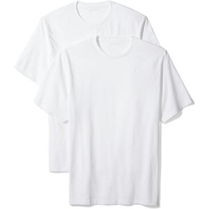 Amazon Essentials Mens Cotton Regular-Fit Short-Sleeve Crewneck T-Shirt (White, XXXL)