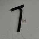 16 Inch Black 1-3 Step Handrail w/Anti- Slip Knurled Grip, ZUEXT Stainless Steel Wall Mount Hand Rail, Safety Grab Bar for Outdoor Garage Entry Steps Stair Interior Exterior Stairway-1.25" Diameter