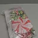 Meonum 4 Pcs Peppermint Candy Christmas Decorations Outdoor Large Christmas Yard Stakes Lime Green and Red Xmas Candy Garden Lawn Signs with Stakes and Bow for Home Pathway Walkway Party Decor (Red)