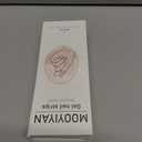 5 x Semi Cured Gel Nail Strips|Works with Any UV/LED Lamps|20 Pcs Gel Nail Stickers|Long-Lasting Two Weeks and Easy to Apply & Remove|Pink Glitter