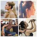 2 x Girls Strong Elastic Hair Ties Bands Women No Metal Braided Rubber Hair Bands Ouchless Hair Elastics Ties for Ponytail (8Multicolor 80PCS)