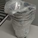 Chumia 8 Pcs Galvanized Flower Buckets Bulk 12.6 Inch and 9 Inch DIY Bouquet Bar Supplies Table Decor Vase Wedding Tall Metal French Cut Planter Rustic Vintage Centerpiece Farmhouse Florist