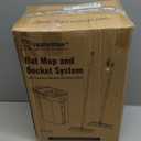 Dual-Mop and Bucket Set, 3-Tank Flat Mop and Bucket System with Separate Dirty and Clean Water, Wall Cleaner Mop, Flat Mops for Floor Cleaning with 6 Microfiber Pads