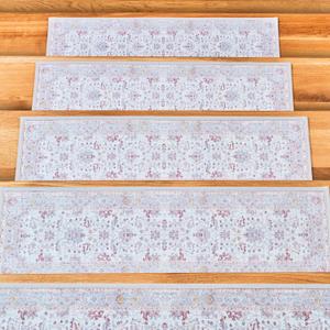 Carpet Stair Treads Non-Slip Light Grey  9x30 (15-Pack) Runners for Wooden Steps