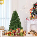 4 ft. Pre-Lit Artificial Christmas Tree with 100 LED Lights