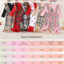 Renotemy Newborn Baby Girl Clothes Fall Winter Outfit Ribbed Romper Plaid Overalls Jumpsuit Infant Girl Outfits 0-18 Months (3-6 Months)