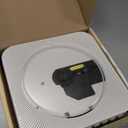 MICOCIOUS Bluetooth Portable Home CD Music Player with Remote Control, Timer, Builtin Speakers and LED Display  FM Radio Boombox (White)