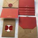 RUN2PRINT Thank You Cards with Envelopes & Stickers 36 Pack  Dusty Pink Flat Greeting Cards  Moisture-Seal Envelopes  Gold Foil Thank You Stickers  For Weddings, Business & All Occasions
