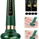 Electric Cupping Set Body Gua Sha Tool for Massage, 12 Level Adjustable Pressure with One Click Pressure Relief, Intelligent Cupping Guasha Massage Device for Back Muscle Soreness (greey)