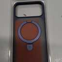 TORRAS Magnetic Ostand for iPhone 17 Pro Max Case, [Military Grade Drop Tested] [Compatible with MagSafe][Build-in Kickstand] Translucent Slim Soft Edge Anti-Fingerprint 6.9" 2026, Deep Blue