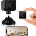 2K Wireless Indoor Camera for Home Security, Mini Hidden Camera with Long Battery Life & AI Motion Detection, 2.4G Hz WiFi, Color Night Vision, Two-Way Talk, No SD Card Needed