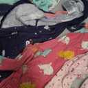 Gerber Baby Girls Baby-girls 4-pack Footed Pajamas, 18 M