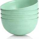 4-Pack Unbreakable Cereal Bowls Set, 50 Oz Plastic Bowl Set, Reusable Microwave and Dishwasher Safe Bowls, Perfect for Meal Prep, Salad, Snacks, BPA-Free (Green)