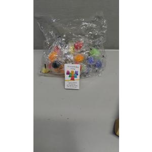 24 Sets Monsters Friends Gifts Bulk Stress Relief Toys with Positive Cards Squeeze Stress Ball for Adults Squeeze Relief Fidget Toys Inspirational Pocket Hug Gifts Party Favors