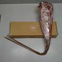 Ling's Moment Artificial Salix Leaves 4pcs Fake Long Willow Leaf Bulk Wedding Faux Plant for DIY Bouquet Centerpieces Arrangements Bridal Shower Decorations, Red