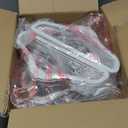 HOUSE DAY 11 Inch Velvet Baby Hangers 50 Pack White, Premium Kids Hangers for Children, Infant & Toddler Clothes, Durable Non Slip Small Baby Felt Hanger for Closet, Ideal for Everyday Use