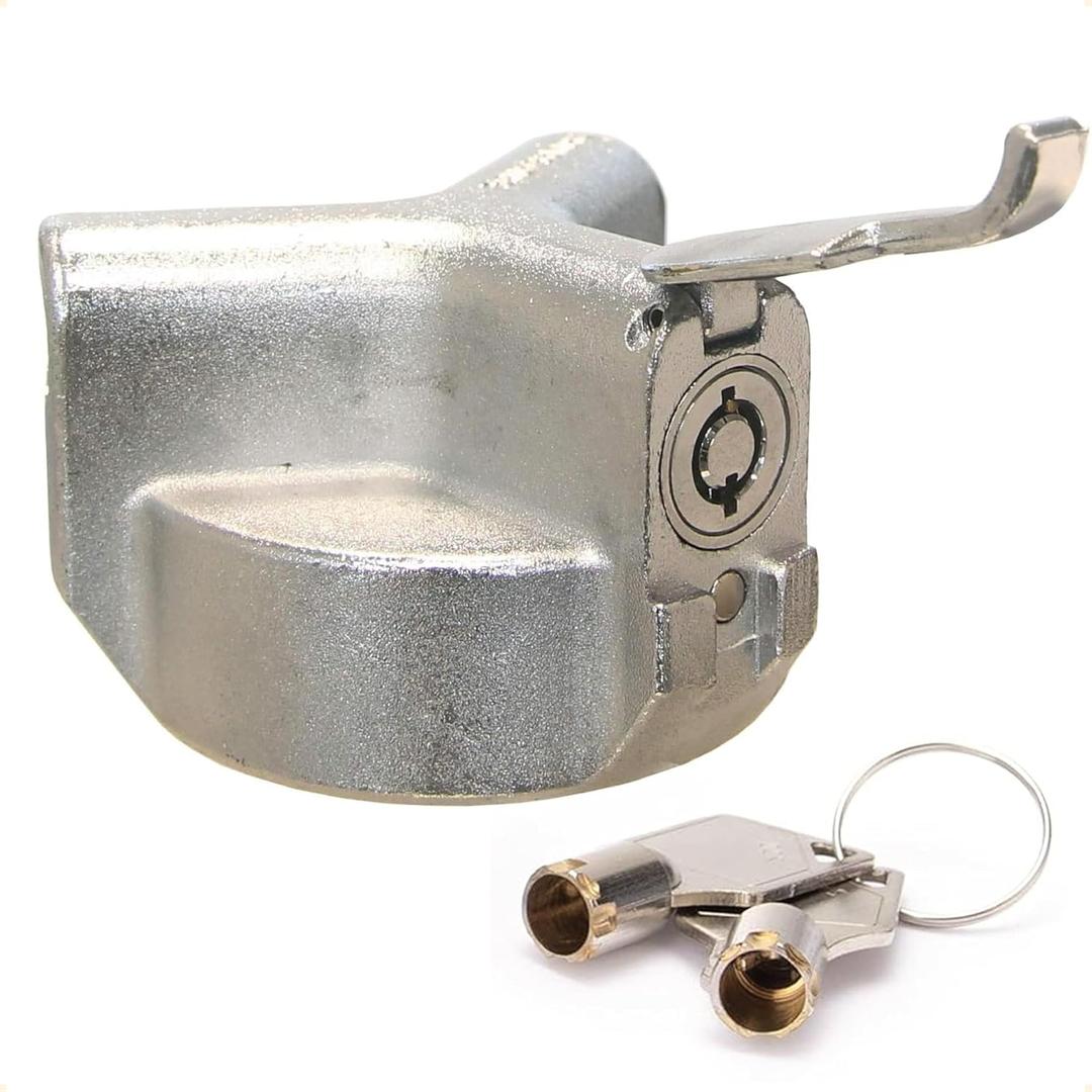 The Flow Security Systems Non-Vented Locking Cap for Heating Oil, Reefer, Transfer, and Above Ground Commercial Fuel Tanks | Prevents Theft & Fuel Vandalism | FSS 750 | Quick Fill Thread - 1CT