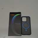 TORRAS Ultra-Magnetic Ostand for iPhone 15 Pro Case, [Compatible with MagSafe] [Flexible Stable Stand] Military-Grade Protection Translucent Slim Anti-Scratch Ring Kickstand, Navy Blue 6.1"