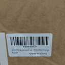 BOHON Mushroom Lamp, Ceramic Bedside Table Lamp for Bedroom Nightstand, Retro Vintage Orange Night Light, Small Aesthetic Lamp for Living Room Desk Home Decor, LED Bulb Included, Orange