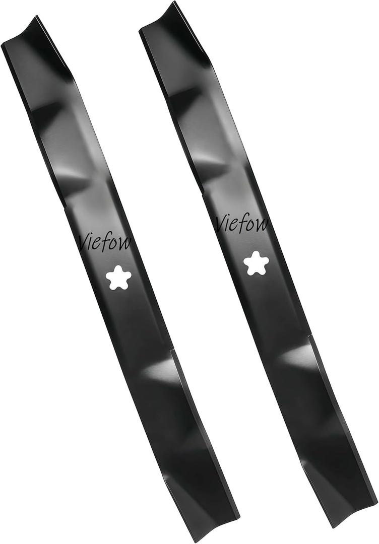 (2 Pack) 134149 Mulching Blades Compatible with Craftsman 42 inch Mower Blade LT2000 LT1000 YS4500, Replace 422719 532134149 Husqvarna Poulan Pro 42'' Deck Riding Lawn Mower