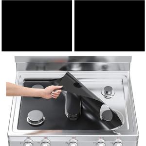 2PCS Guards for Gas Stove Top Protector Covers 0.3mm Cuttable,Heat Resistance Burner Covers Stove Mat ProtectorSafe Reusable Easy Cleanable Gas Guards Stove Covers for Gas Stove