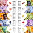 SUNGIVEN Mixed Freeze-Dried Fruit, Variety Pack of 12 Bag, Health Snack, Freeze Dried Apple Banana Strawberry Blueberry Raspberry Coconut Mango Pineapple, No Sugar Added, 10.2 oz