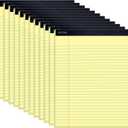 Enday Yellow Legal Pads 8.5 x 11 Inch, (12 Pack) 50 Sheets per Notepad, Note Pads, Legal Ruled Writing Pad with Perforated Pages, Yellow Paper Legal Pad for Work and Note-Taking