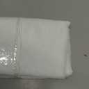 MIULEE Semi White Sheer Curtains Linen Textured Window Treatment Voile Drapes for Living Room Rod Pocket 2 Panels 54 x 72 Inches