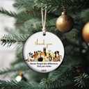 Thank You Teacher Appreciation Gifts, Never Forget The Different You Make, Christmas Ornament, End of Year Teacher Appreciation (C13)