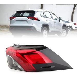zorik Tail Light Assembly for Toyota RAV4 2019-2021 right passenger side, OEM Replacement 81550-0R090, Plug & Play, Direct Fit Installation, Without Bulb Included