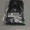 Chyhomenyc Short Black Out Curtains 36 Inch Length, Small Blackout Curtain Tier Thermal Insulated Half Window Curtains for Kitchen Basement Cabinet Camper RV Bunk, 2 PCS, Each 30" Wx36 L, Black