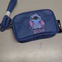 Disney Crossbody Bags for Girls, Teens, Faux Leather Girls Shoulder Bag for Travel, Cute Stuff, Gifts for Her (Blue Stitch)