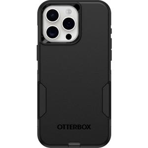 OtterBox iPhone 15 Pro MAX (Only) Commuter Series Case - Black, Slim & Tough, Pocket-Friendly, with Port Protection