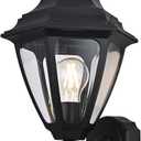18.5"Large Outdoor Motion Sensor Porch Light Dusk to Dawn Wall Sconce Light, Large - 1 Pack