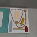 Wooden Medical Play Set, Pretend Doctor Kit with Accessories, 11 Pieces