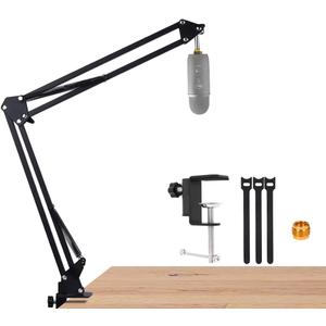 For Blue Yeti White Boom Arm, Mic White Desk Stand Compatible with Blue Yeti Nano Microphone, Blue Yeti x Mic White Arm Stand Perfect for Podcasts, Gaming, Recording.