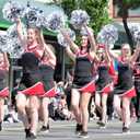 WILLBOND 12pcs Cheerleading Pom Poms Bulk Metallic Foil Cheerleader Pompoms with Baton Handle for 2026 Soccerball Basketball Cheering Squad Team Game Sports Dance Party Spirit (Silver)