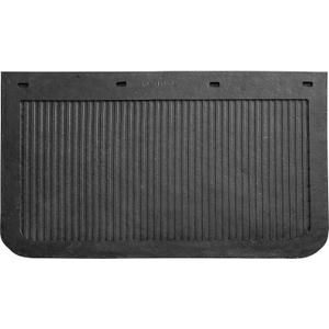 Buyers Products Heavy-Duty Rubber Semi-Truck Mud Flaps - Pair, 24in.W x 14in.L, Model Number B2414LSP